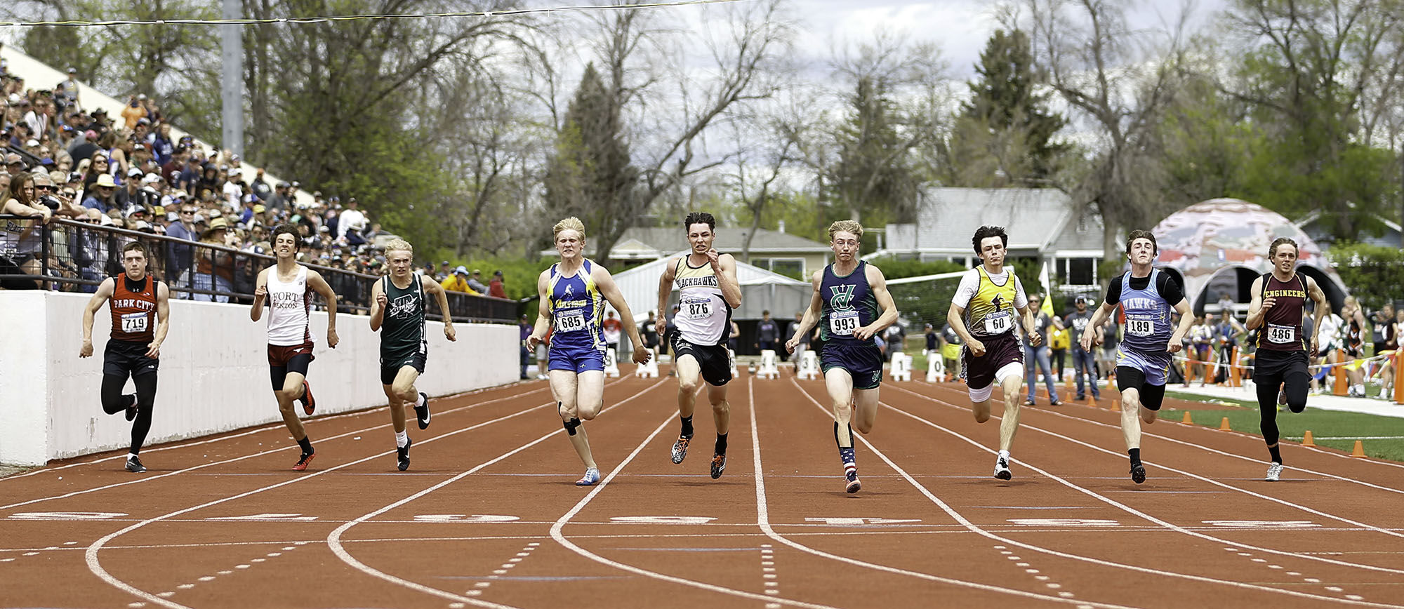 Class C 100-meter dash
